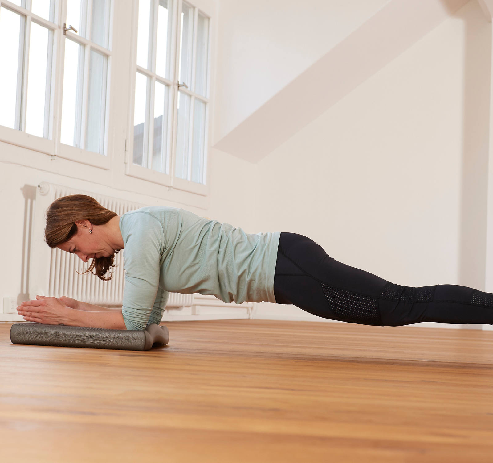 Balance Pad training: Plank