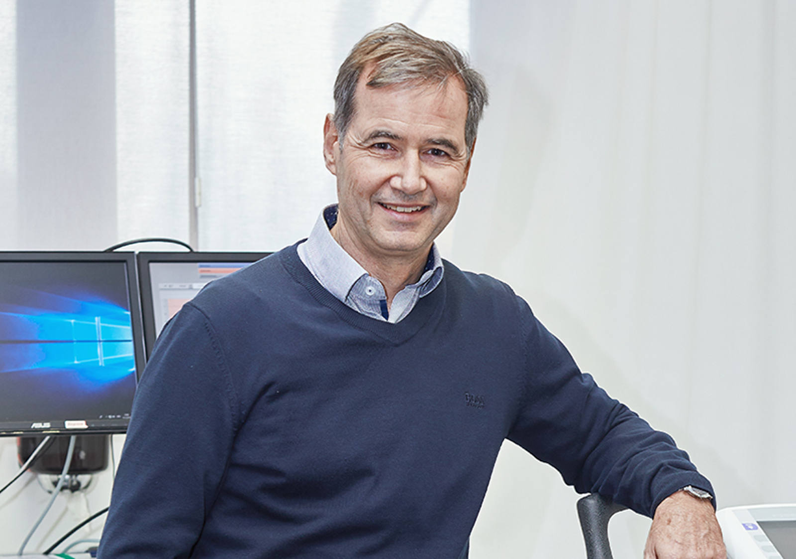 Dr. Arno Schmidt-Trucksäss, dirige il settore medicina sportiva e motoria dell’Università di Basilea