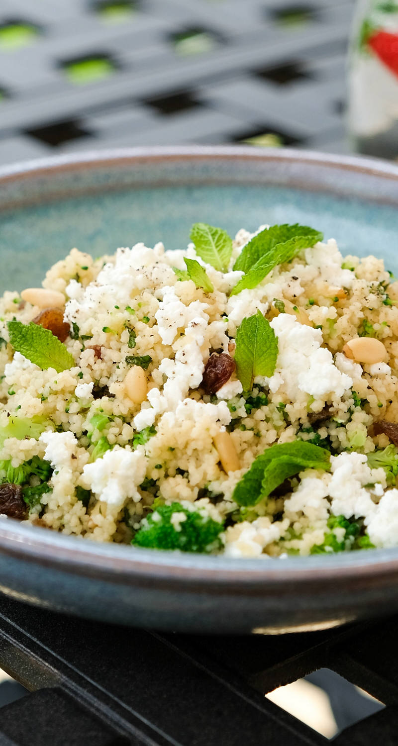 Couscous-Salat mit Antipasti