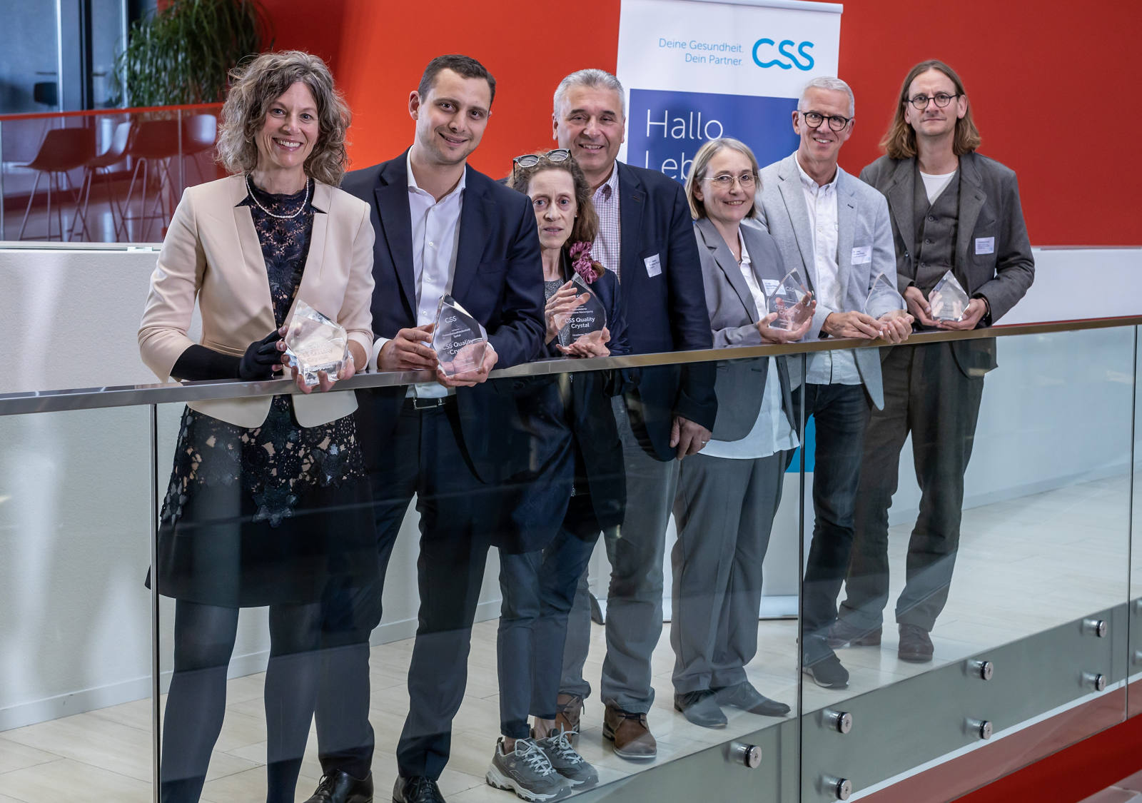 Happy winners 2022 (first from left: representing clinic Im Hof)