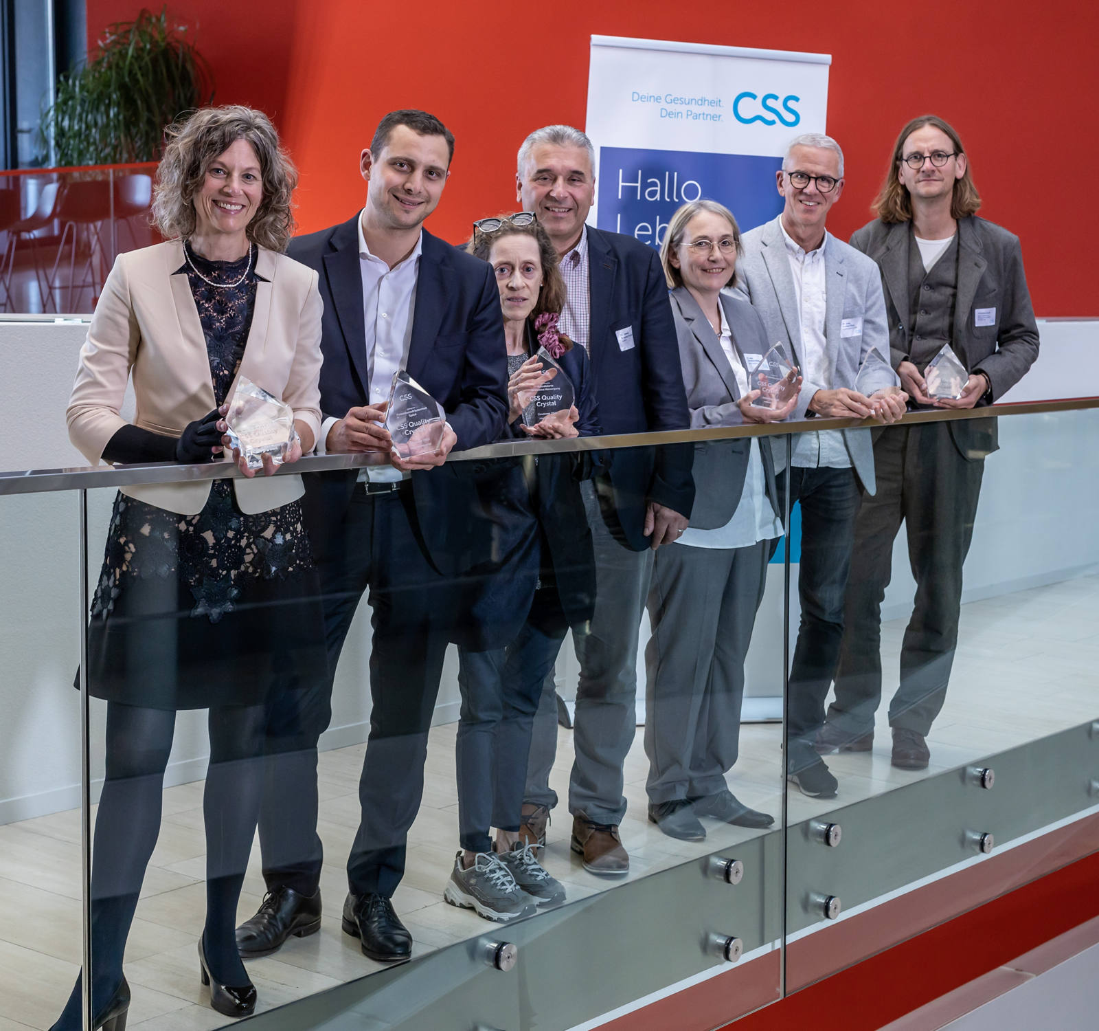 Happy winners 2022 (first from left: representing clinic Im Hof)