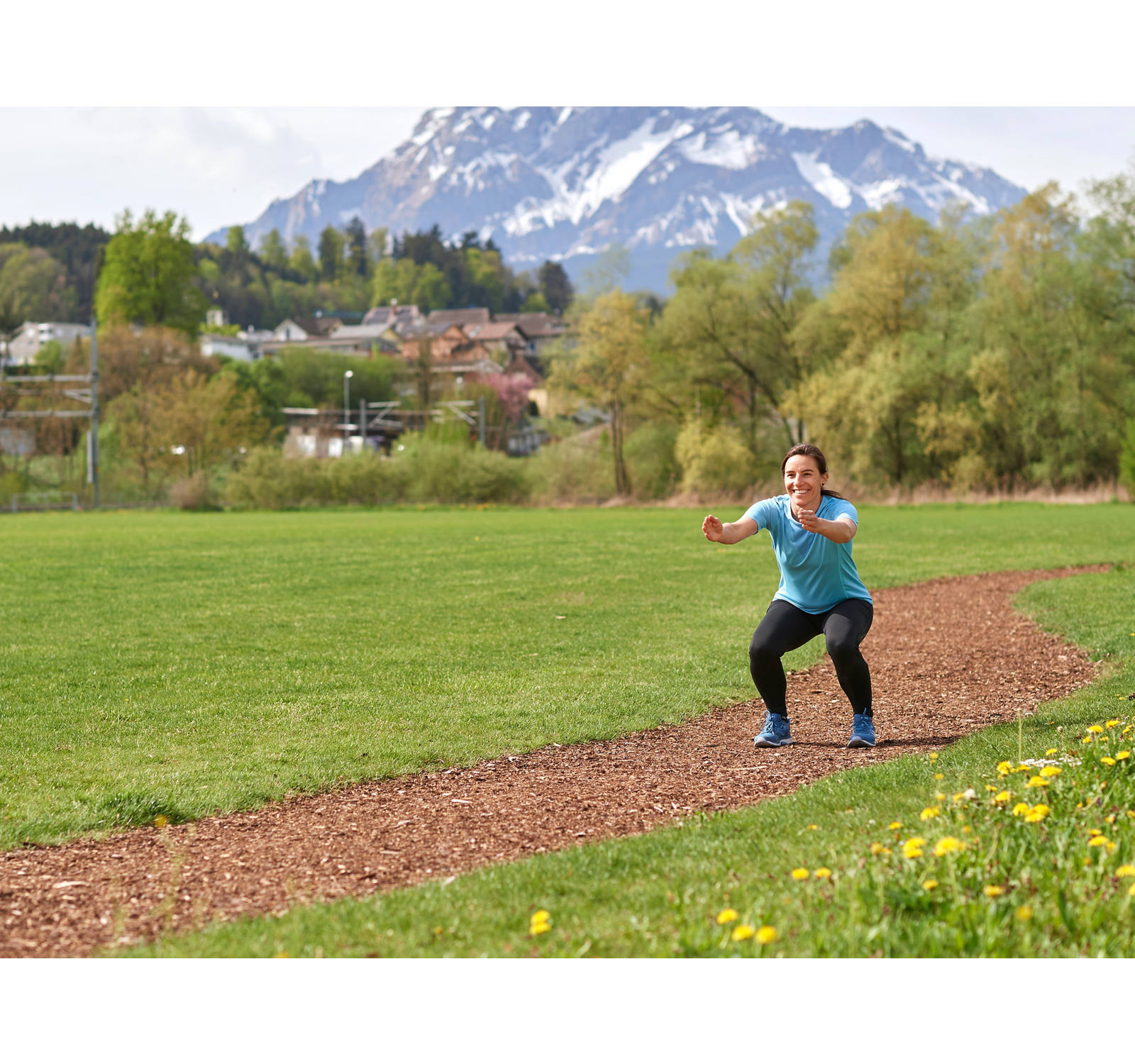 Finnenbahn: Squat Jump (1)