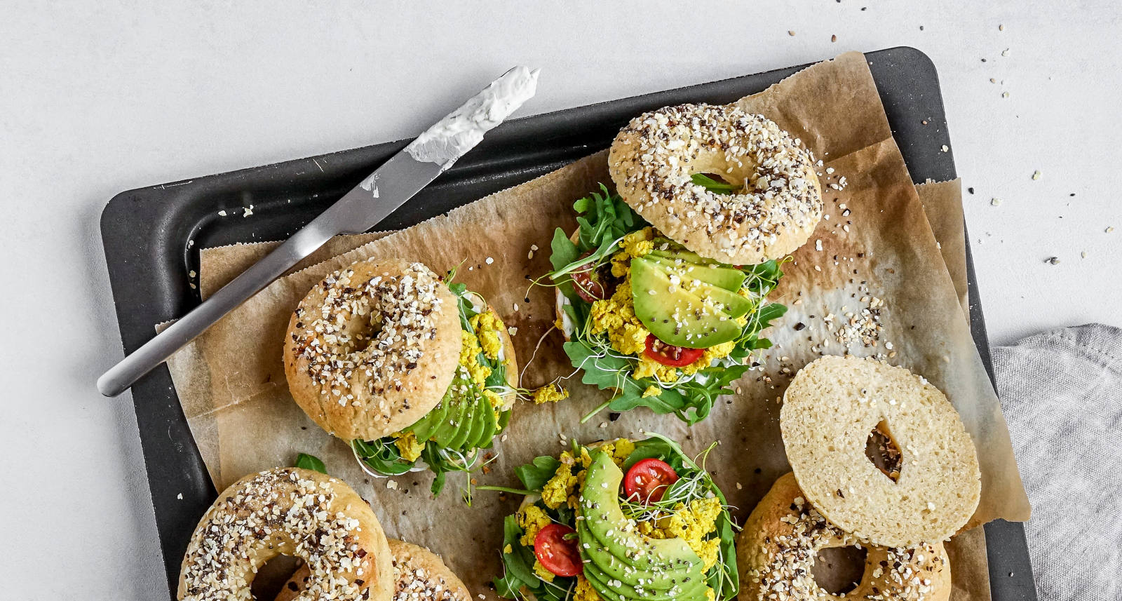Gesundes Frühstück: Hirse Bagels