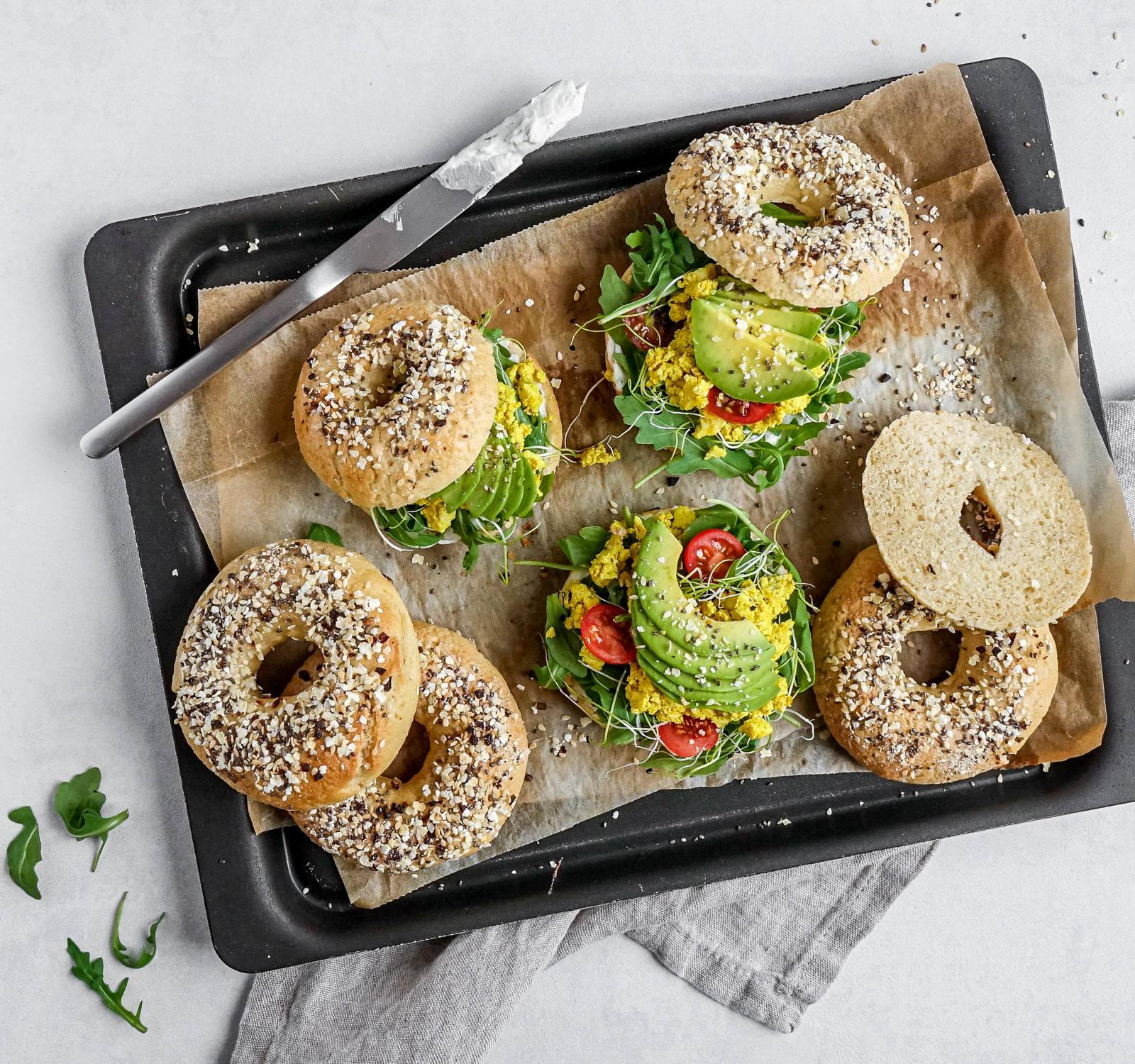 Gesundes Frühstück: Hirse Bagels