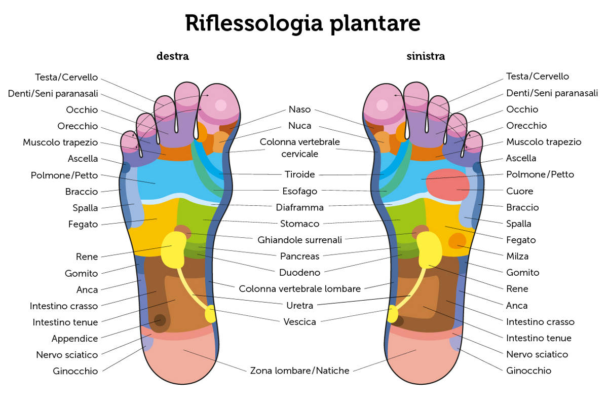 Riflessologia Plantare: trattamento o massaggio dei piedi