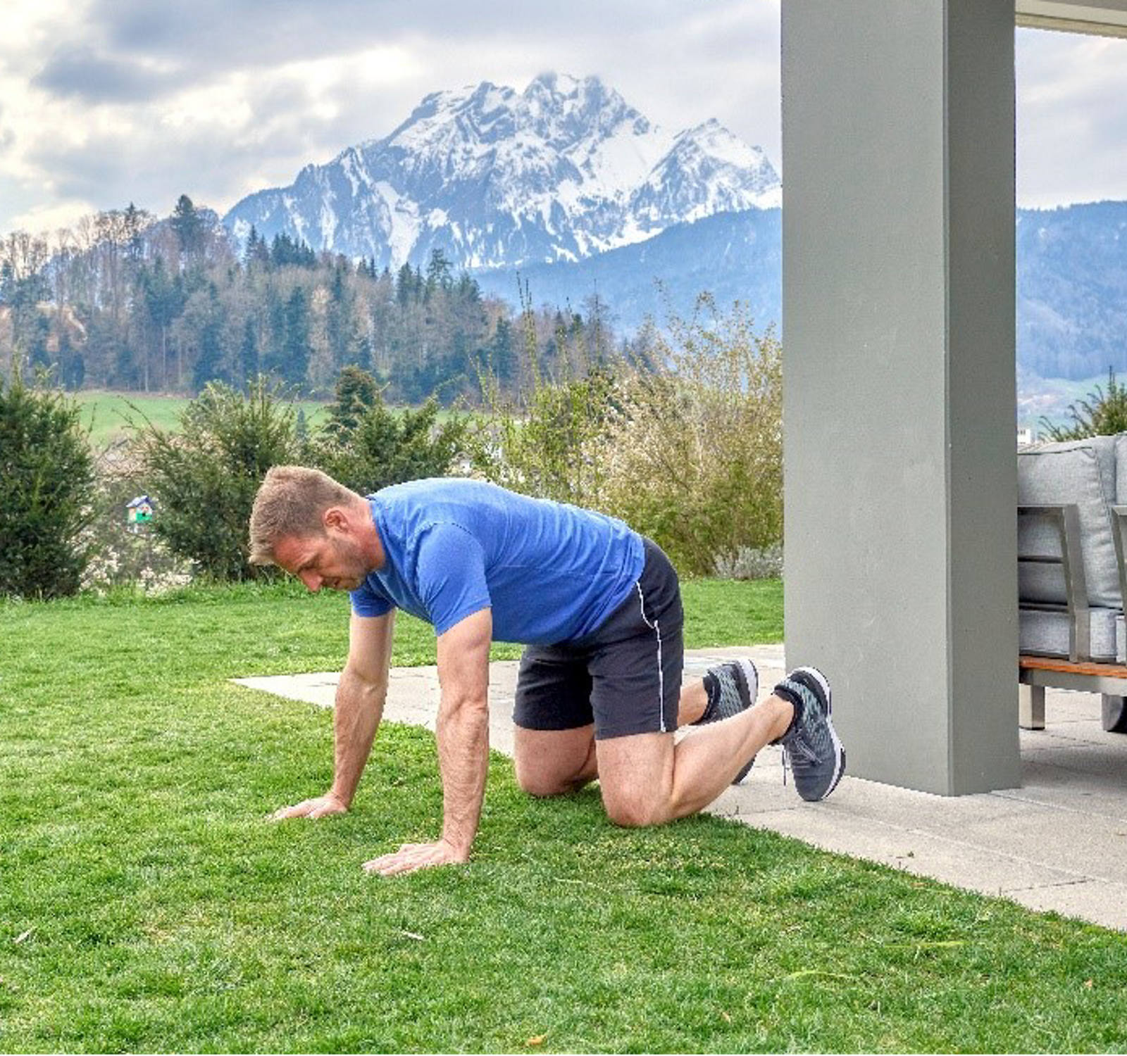 Handstand lernen: Ausgangsposition
