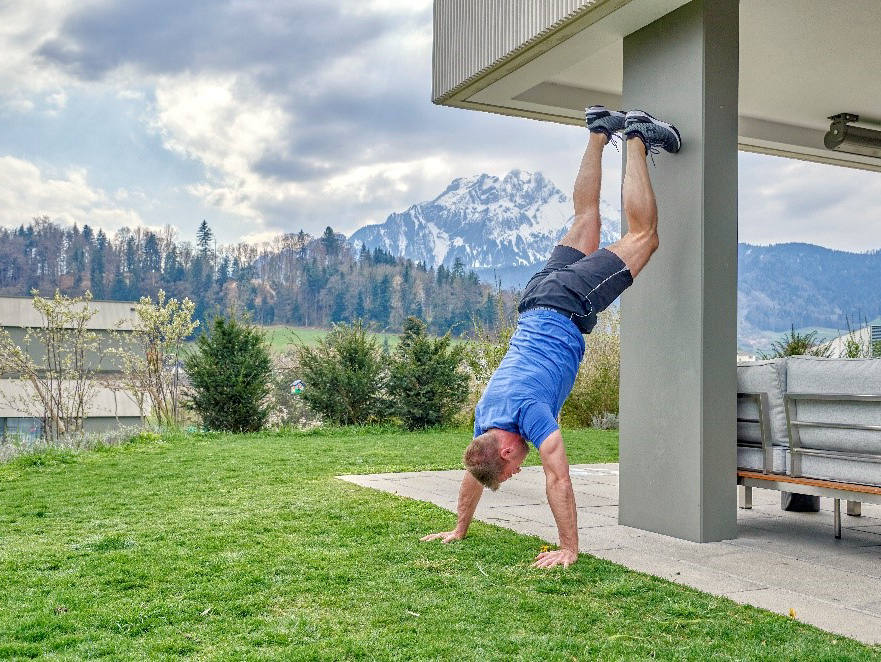 Handstand lernen: Steigerung