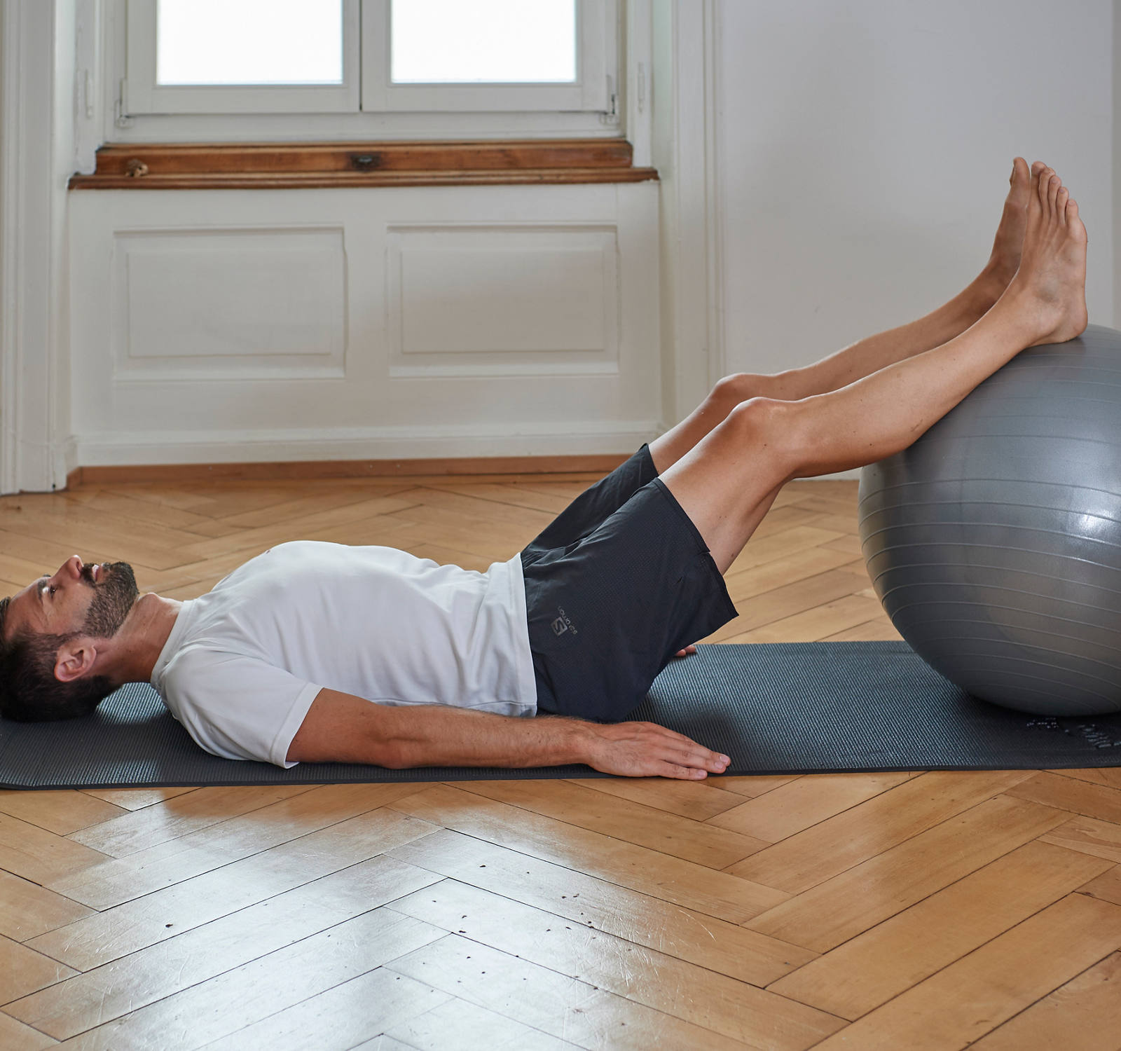 I have lower back pain. Should I seat on a stability ball at the