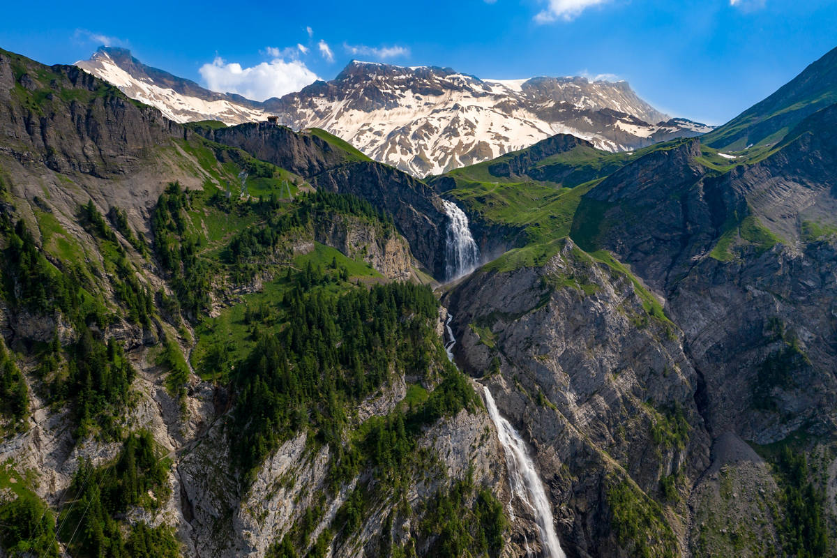 Engstligenfälle: Das Naturschauspiel gehört zu den schönsten Kraftorten der Schweiz.