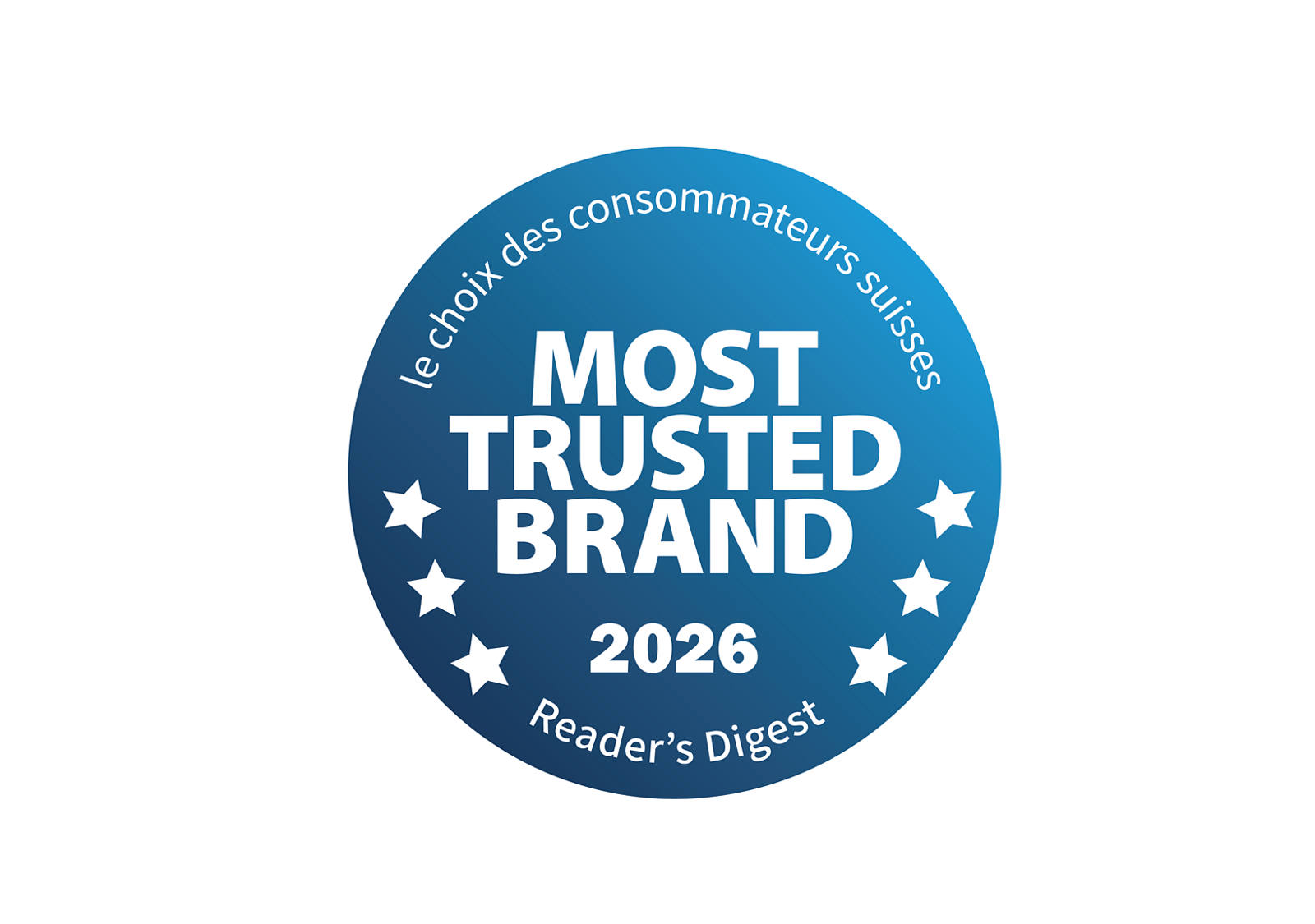 Most Trusted Brand Logo 2026