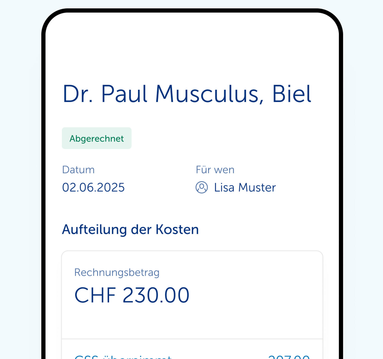 Leistungsabrechnung einfach erklärt