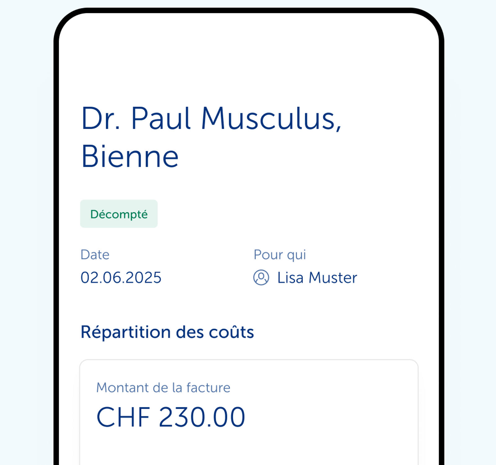 Le décompte de prestations expliqué simplement