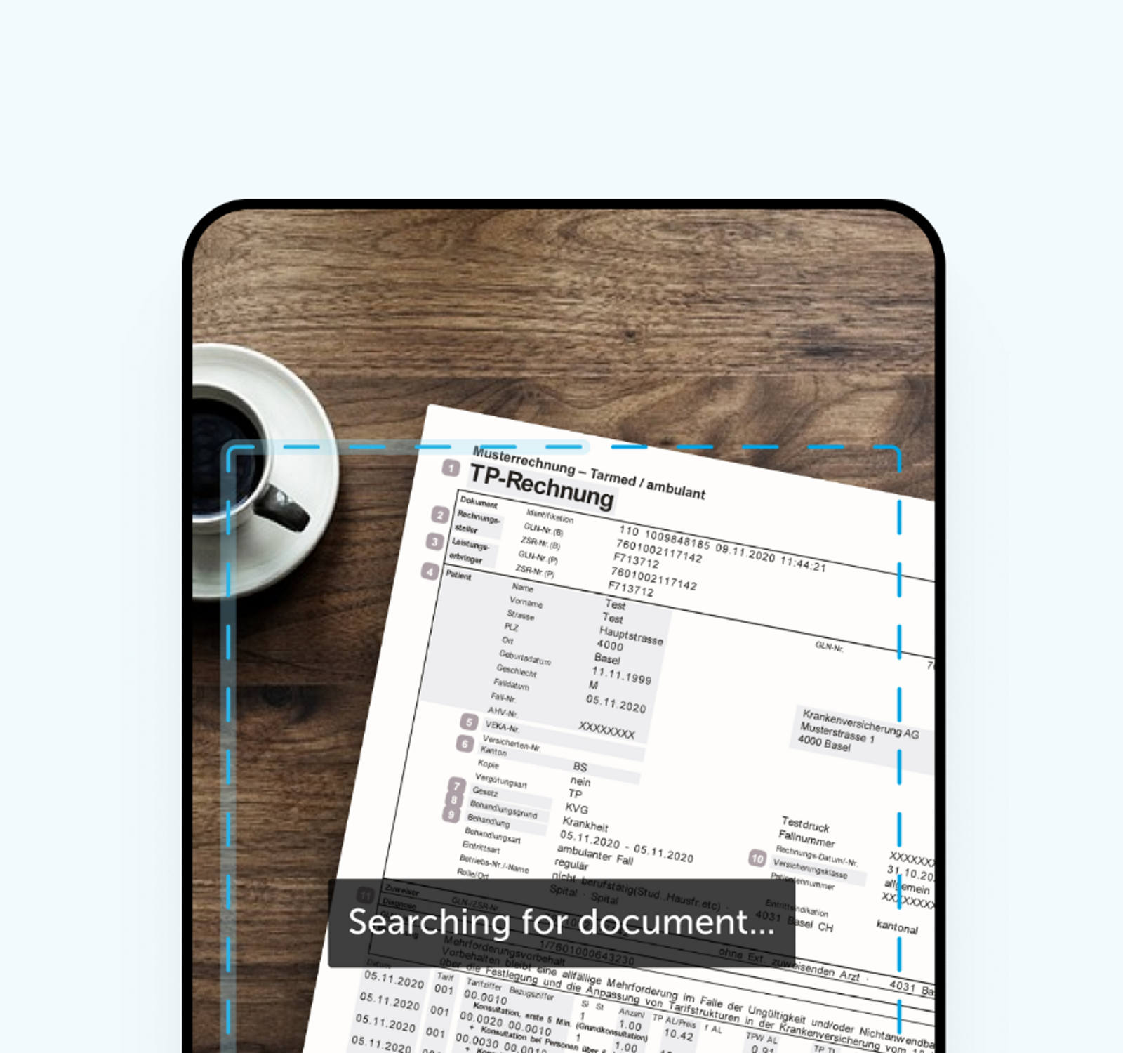 Submit bills in 30 seconds