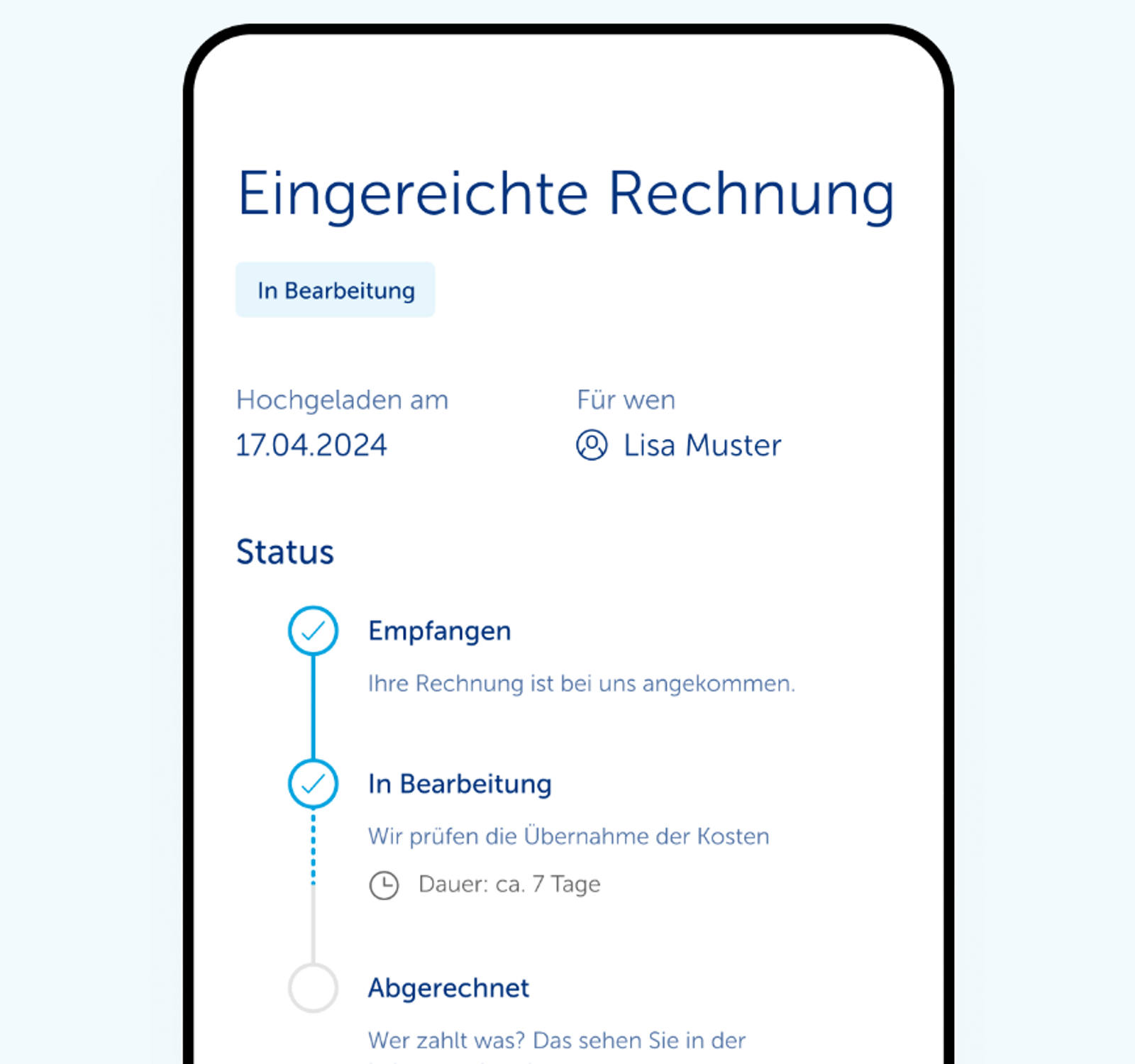 Immer wissen, wann Ihr Geld kommt