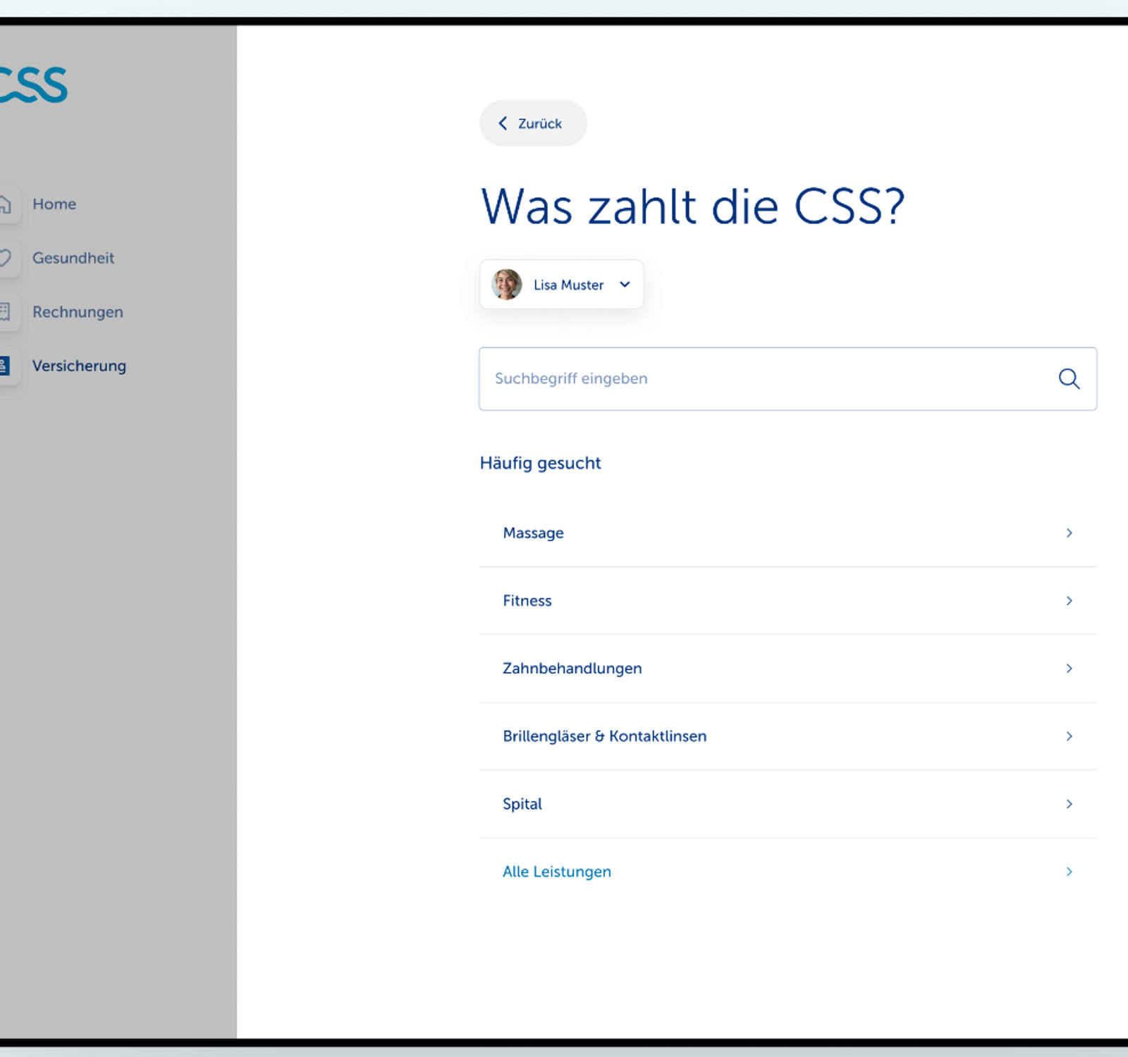 Sofort sehen, was die CSS zahlt