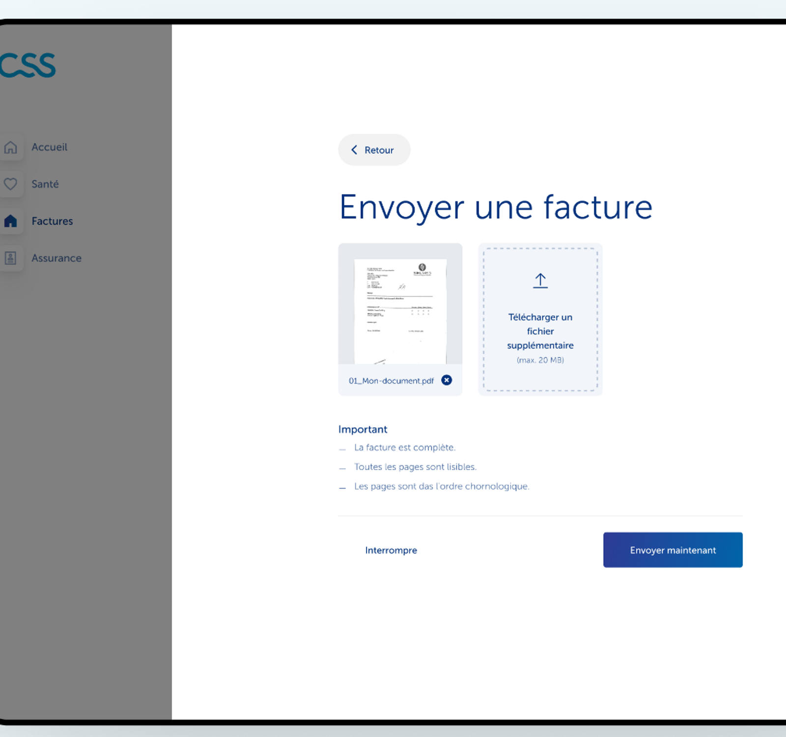 Envoyer des factures en 30 secondes
