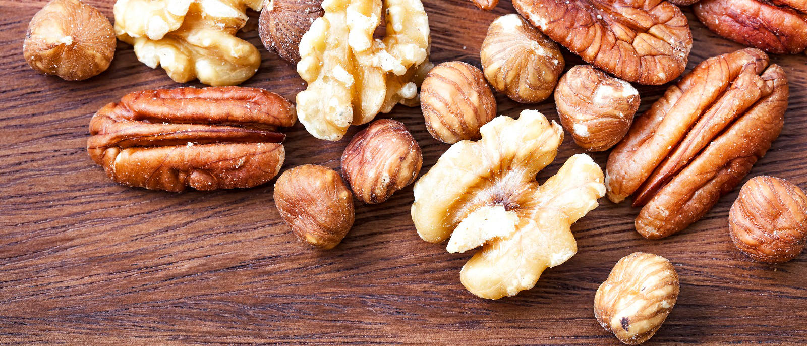 Nüsse enthalten gesunde Fettsäuren und Vitamine
