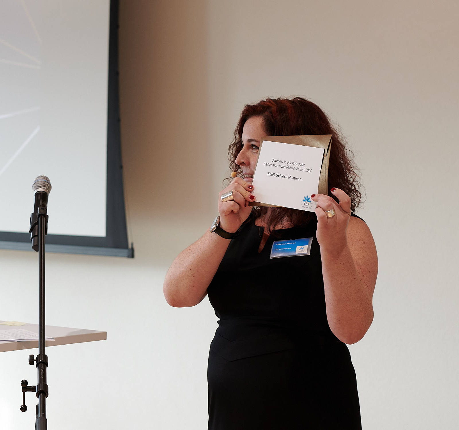 Remise du prix Yvonne Andrist