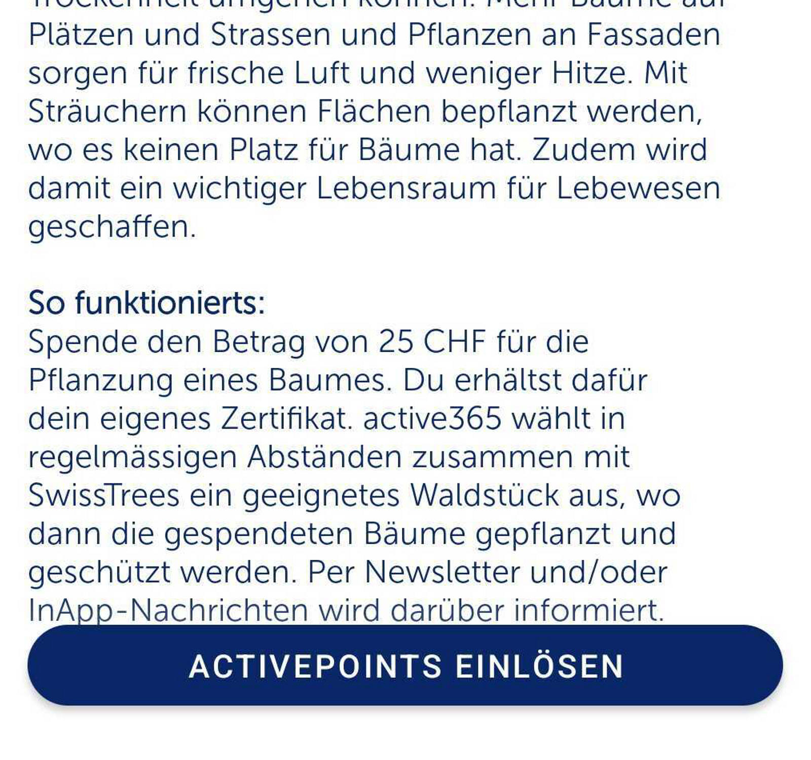 Points einlösen