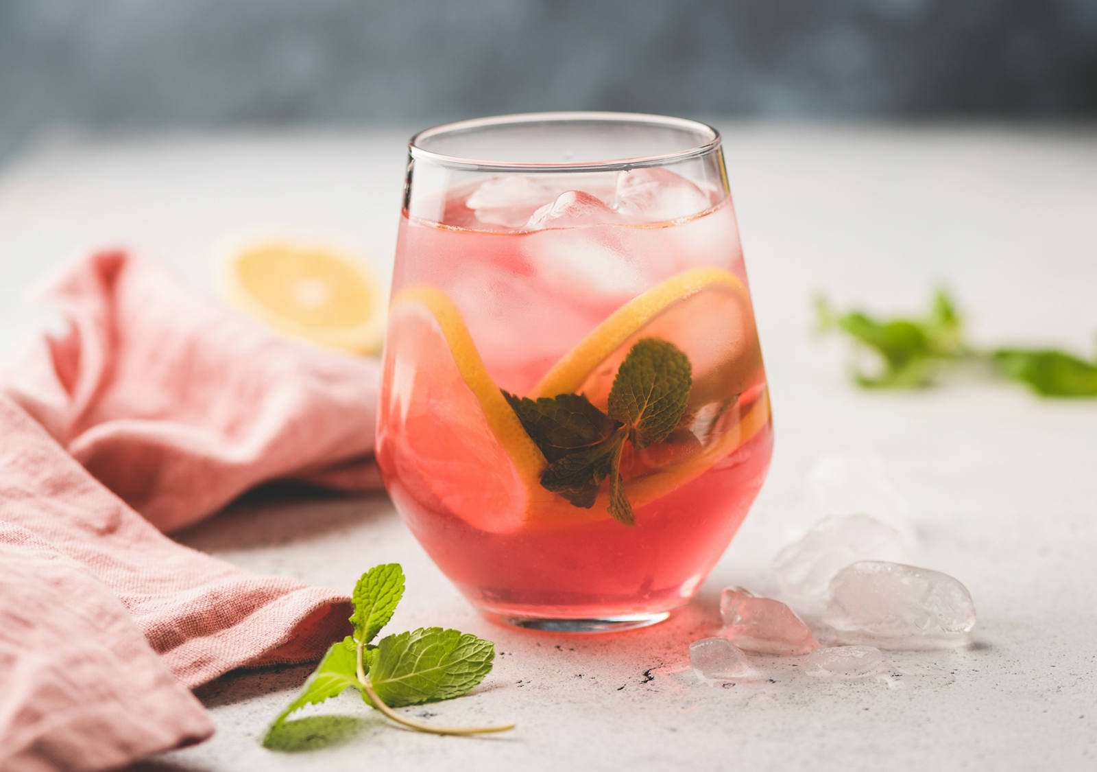 Sommergetränk Cranberry-Zitronen-Drink 