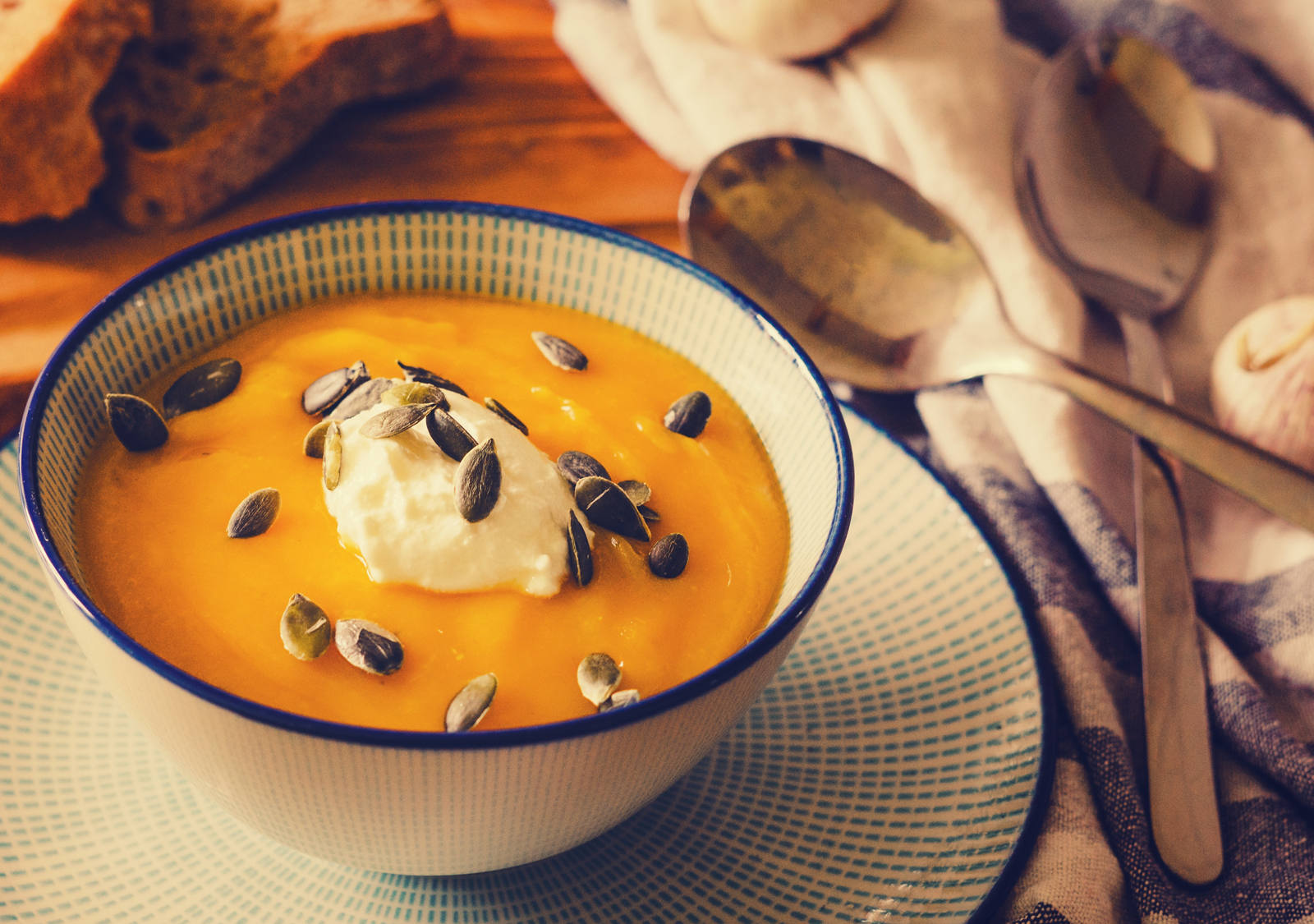 Winter recipe: pumpkin soup